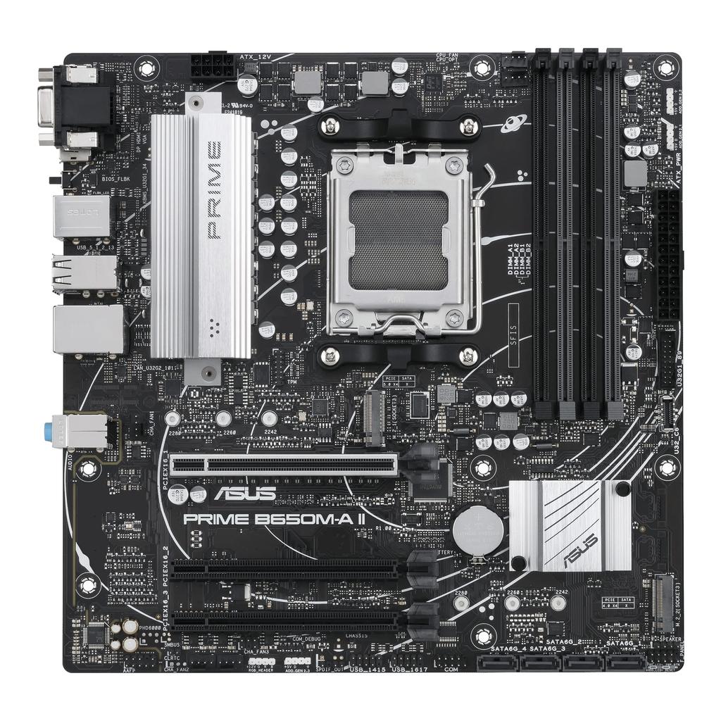 ASUS AMD B650 Equipped Socket AM5 Compatible Domestic Authorized Distributor Product Micro-ATX motherboard/PRIME B650M-A II-CSM