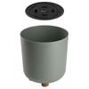 Terra Flower Pot on Legs Recycled Gray-Green H21X19.3