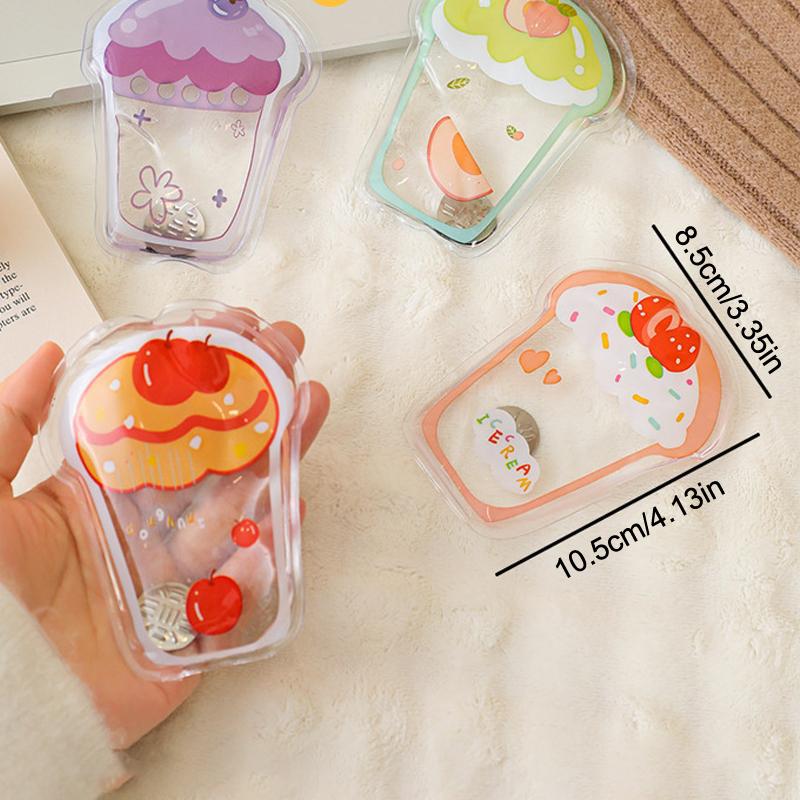 Мини Зимняя Грелка для Рук Моментальный Нагрев Милая Гелевая Грелка для Рук Портативная Защелкивающаяся Карманная Грелка Многоразовая для Дома Офиса Улицы