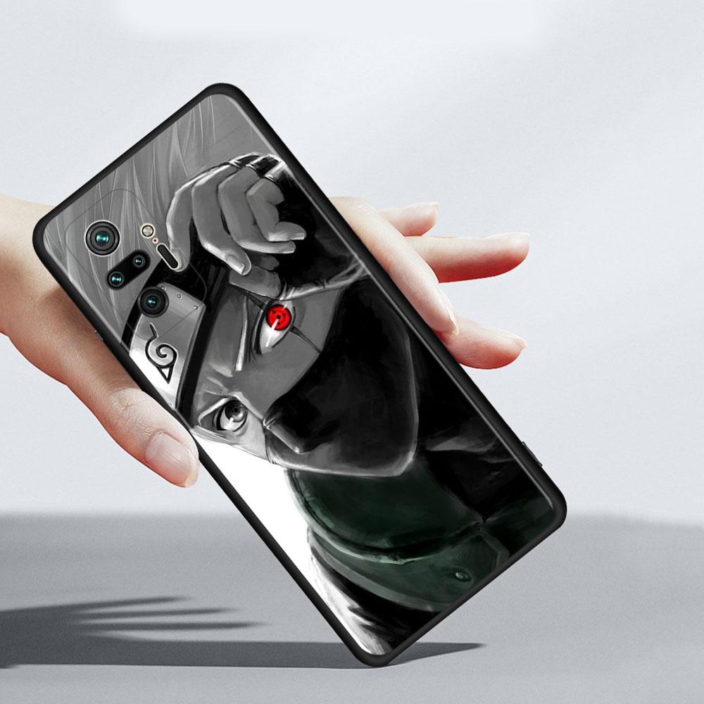 Чехол для телефона Xiaomi Redmi 9 9a 9c 8 k40 Note 9s 9 10 11 8 pro 7 11t 9t 8t, силиконовый чехол аниме Наруто Какаши