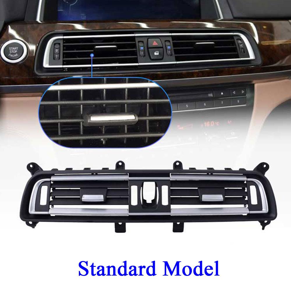 Хромированная передняя центральная левая/правая решетка воздухозаборника, крышка выпускного отверстия, средняя задняя панель воздухозаборника для BMW 7 серии F01 F02 730 735 745 750