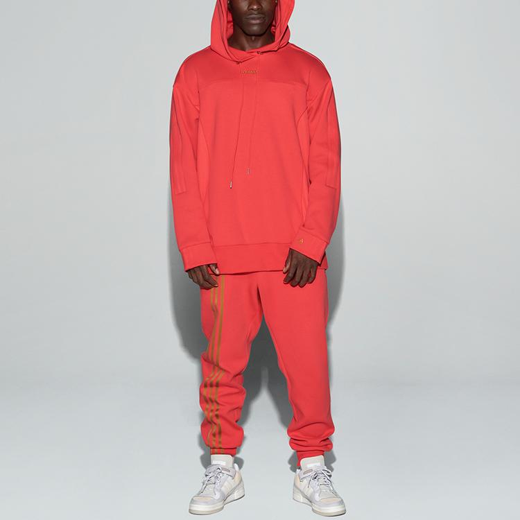 Adidas Толстовка унисекс с цветными блоками Originals Trefoil X Ivy Park Коралловый H25166