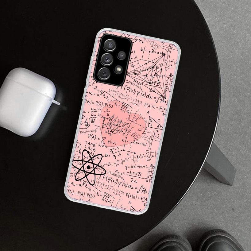 Physics Chemical Mathematics Phone Case for Samsung Galaxy A17 A16 A26 A36 A56 A57 A37 A15 A25 A35 A55 A14 A24 A34 A54 A13 A23 A