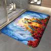 Game C-Classic Borderlands-Games Floor Mat Soft Flannel Entrance Door Mat Non Slip Absorbent Bathroom Bedroom Floor Rug