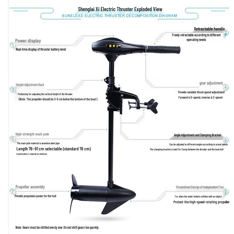 Hai Shang Piao Sheng Lai Xi Electric Trolling Motor
