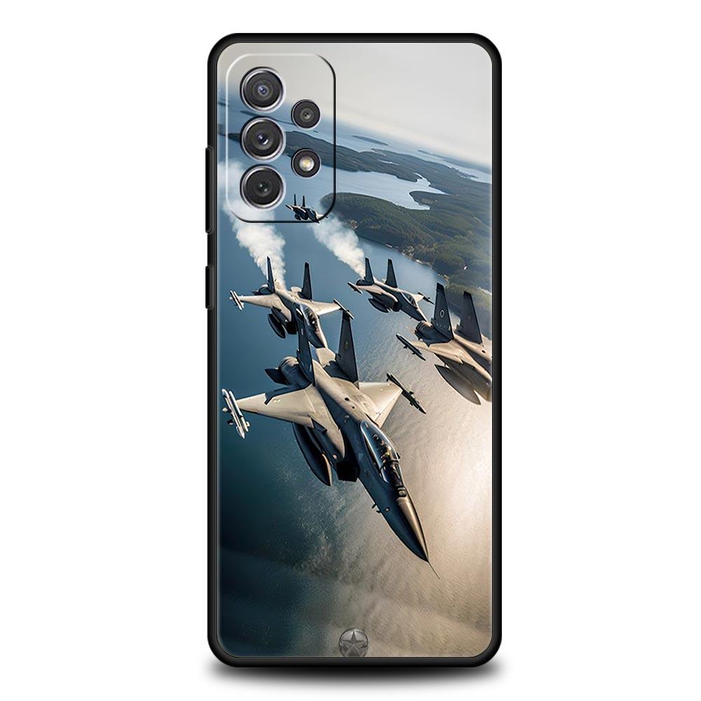 Чехол для телефона Samsung A51 A71 A21S A17 A11 A15 A25 A23 A33 A53 A73 A07 A03S A05S A13 A35 A55 5G с рисунком самолета и вертолета