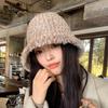 Women S Winter Plush Bucket Hat Warm Ear Protection Knit Hat Casual Style
