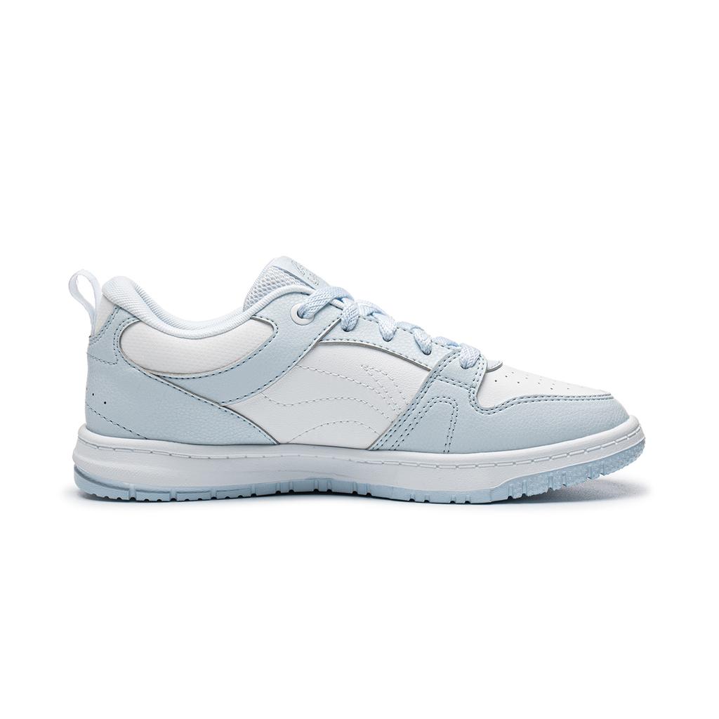 Li-Ning Tianji Lite Модные Классические Повседневные Спортивные Универсальные Низкие Кеды Кроссовки Женские Бело-Синие AGCW254-2