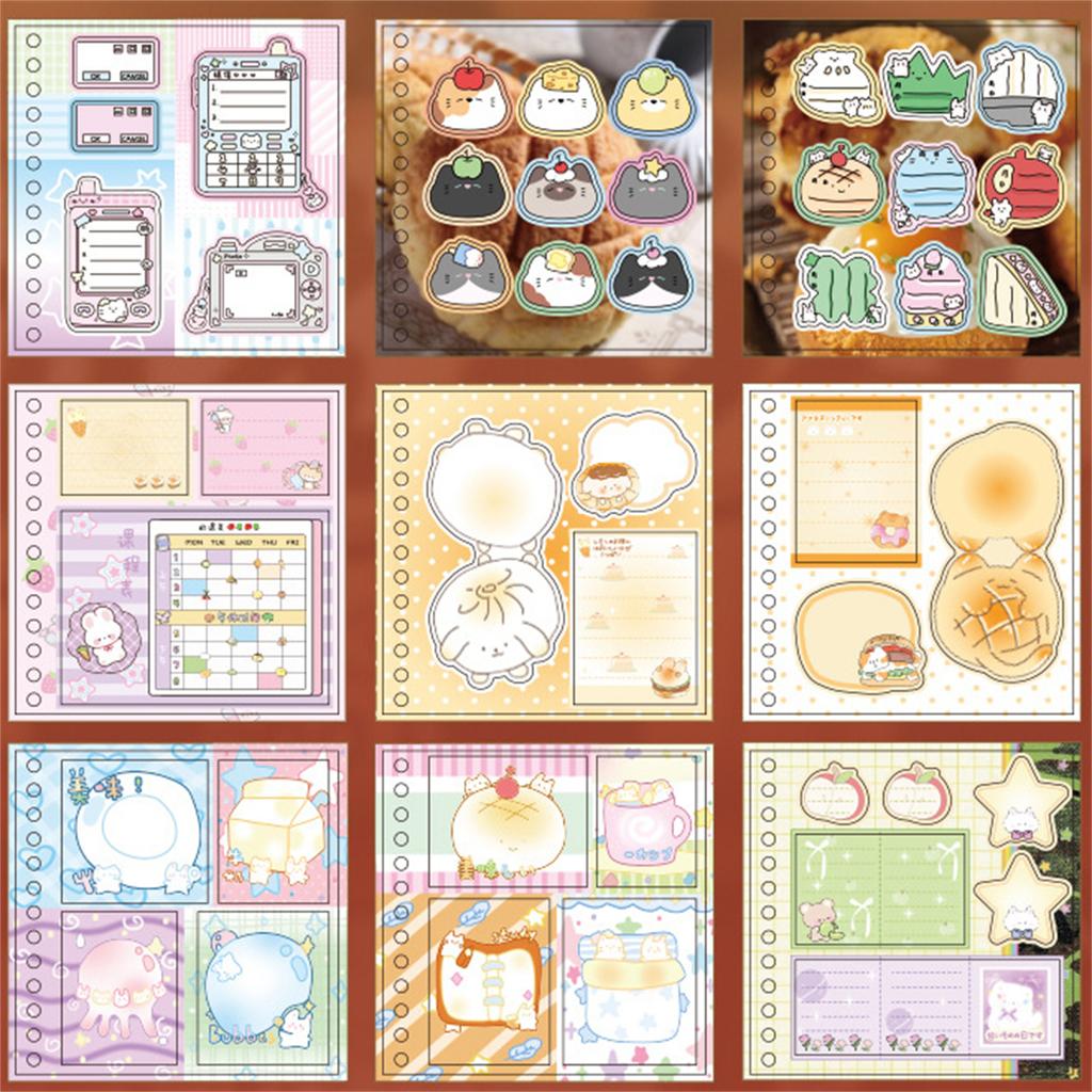 Милая книга с мультяшными наклейками, на которой можно писать, забавная, для DIY, декоративная наклейка для скрапбукинга, журналов, художественных проектов