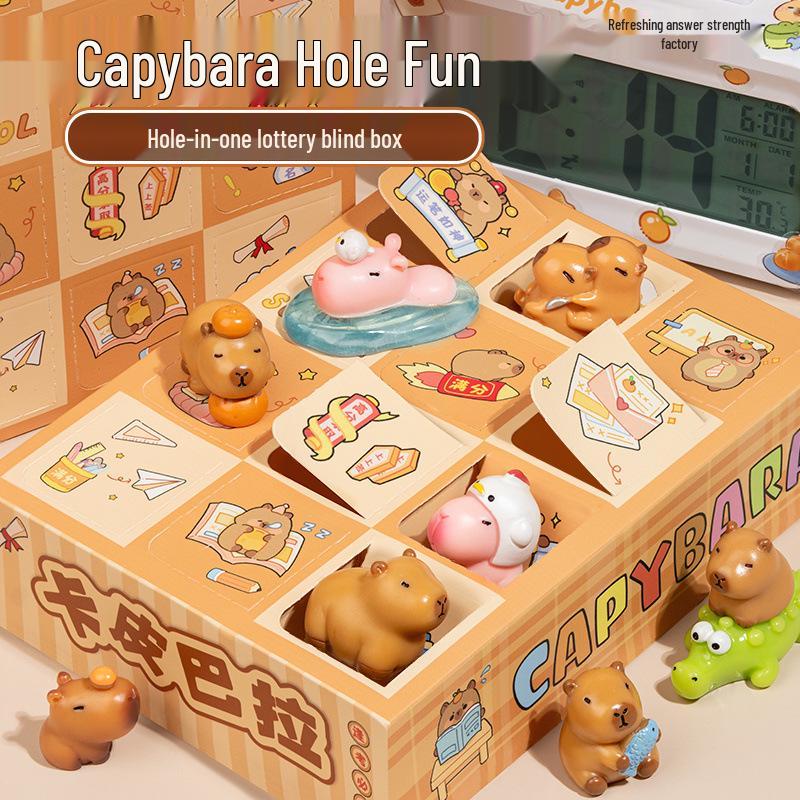 Сюрприз Капибары Игра Поке: Милая игрушка и подарок для разрывания для детей и студентов