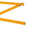 2pcs Five Fold Design Folding Yard Stick 1M Length Folding Measuring Stick  For Carpenter