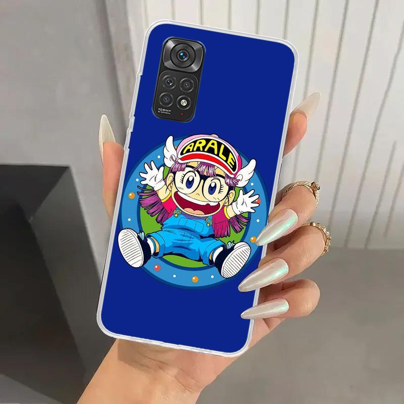 Чехол для телефона Dr Slump Arale Аниме для Xiaomi Redmi Note 15 14 14S 13 12S 12 Pro 11S 11 Plus 11T 11E 10S Мягкий чехол-накладка Печатный корпус Красный