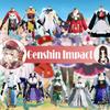 Роскошный костюм для косплея персонажа Genshin Impact в комплекте со всеми аксессуарами