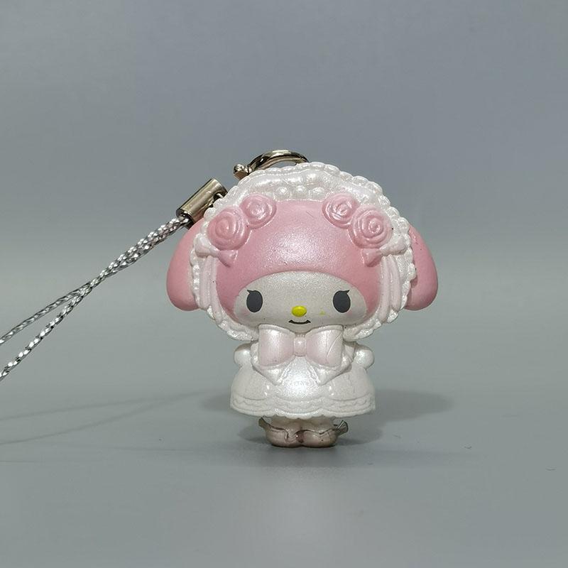 Sanrio Аниме 4 см Брелок Кос Хелло Китти Фигурка Кошки Кукла Кавайная Декор Комнаты Торта Рождественская Игрушка Подарки Для Девочек Детей