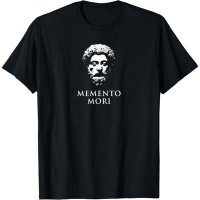 Футболка «Memento Mori» с головой Марка Аврелия
