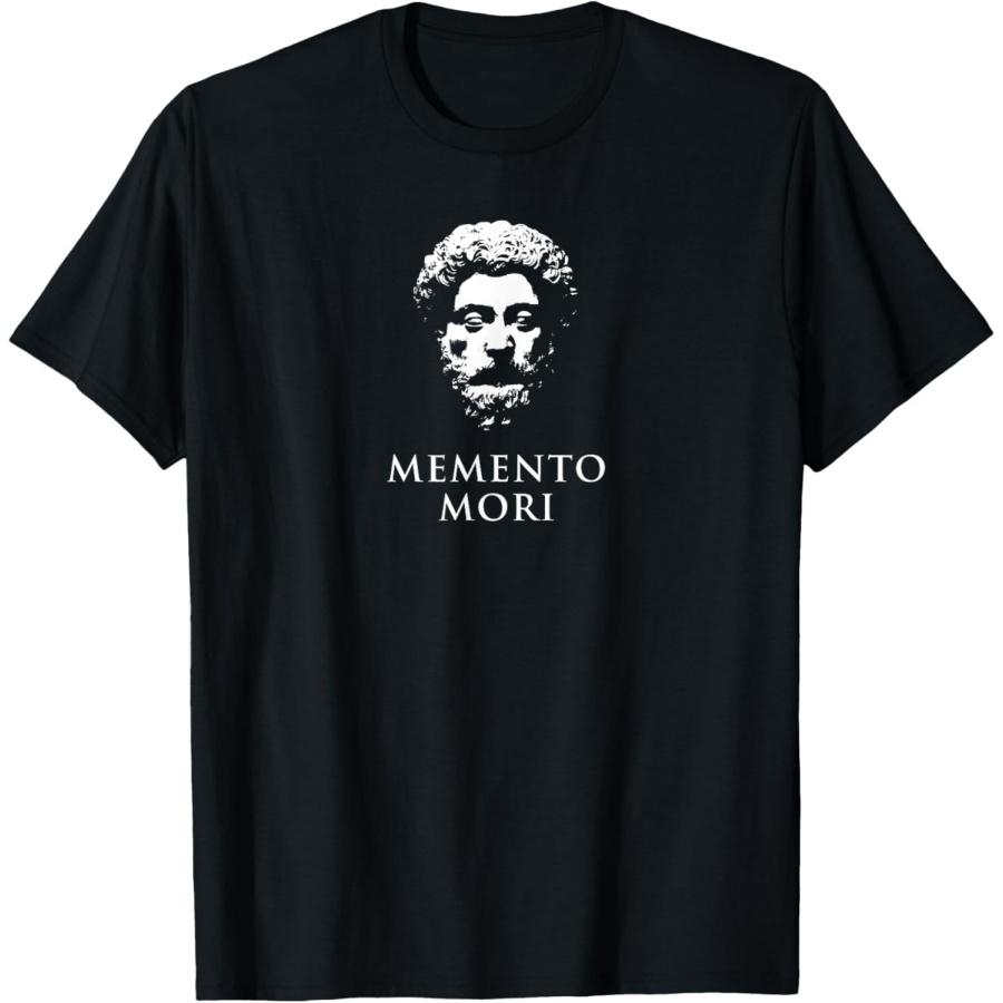 Футболка «Memento Mori» с головой Марка Аврелия