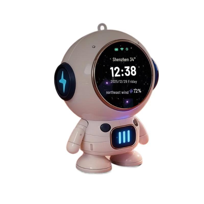 Умная AI-колонка Mini Astronaut M2 с HD-дисплеем и часами, штекер CN (адаптер в комплекте)