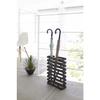 Yamazaki Wide Umbrella Stand, Black, Approx. W30 x D10 x H43cm, Brick, Holds Folding Umbrellas, Product Number 2361