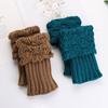 1 Pair Winter Crochet Knit Women's Fashion Leg Warmers Boot Socks Boot Cuffs Foot Cover