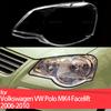 Для Volkswagen VW Polo MK4 рестайлинг 2006-2010 Автомобильная крышка фары Абажур Водонепроницаемый Яркий корпус Крышка лампы Прозрачная крышка линзы