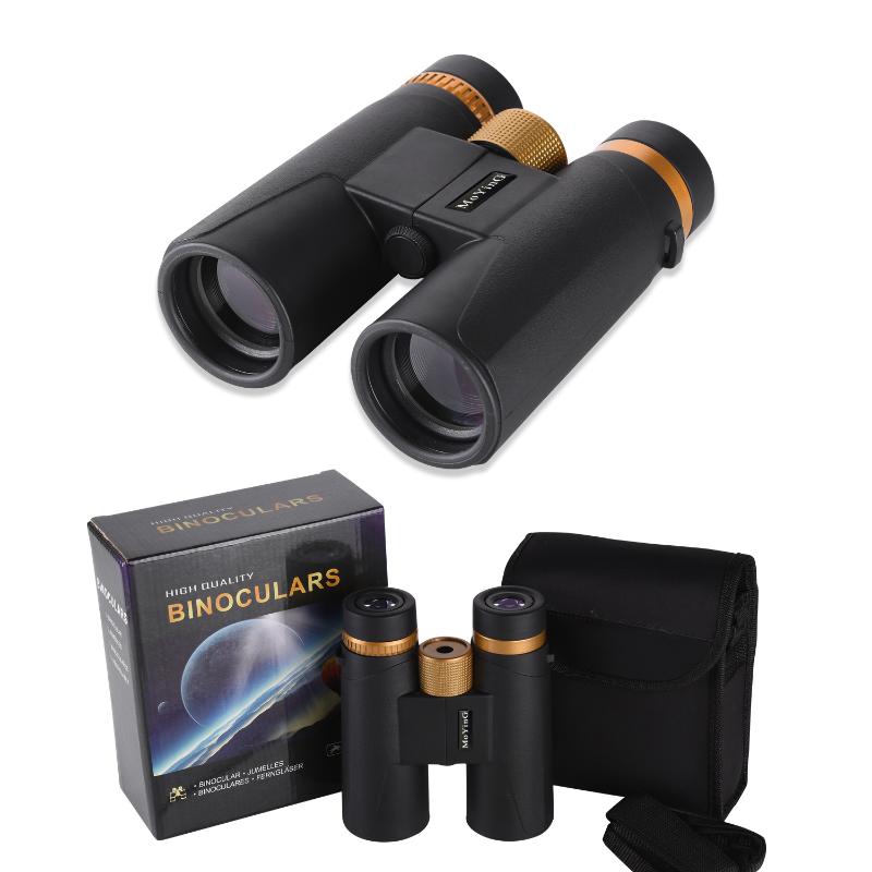 Hd12x42 Бинокль Профессиональный призма Мощный оптический зум Bak4 Путешествия Охота Водонепроницаемый телескоп Открытый Кемпинг