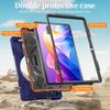 Kickstand Case for iPad 9.7-inch (2018)/(2017)/iPad Pro 9.7 inch (2016)/iPad Air 2 PC + Silicone