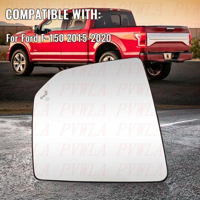 Для Ford F-150 F150 2015 2016 2017 2018 Левая сторона Автомобильное зеркало заднего вида с подогревом для слепых зон Стекло FL3Z17K707AH FL3Z17K707P