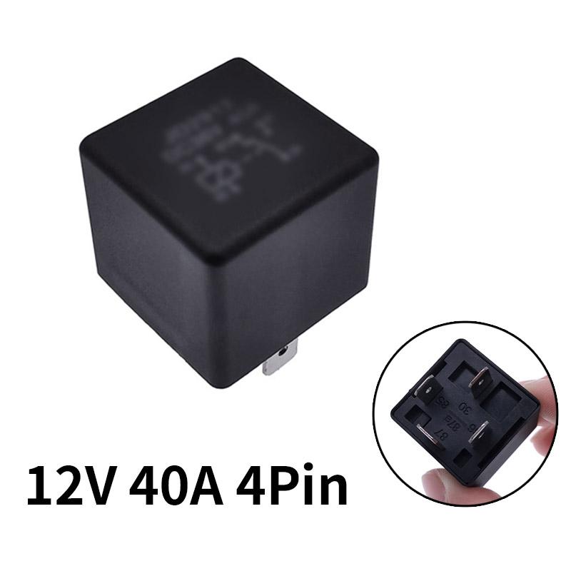 JD2912 4Pin 5Pin 40A Auto Car Relay DC 12V 24V 36V 48V 72V with Mounting Hole Coil Power 1.8W Automobile Control Device Relays 5