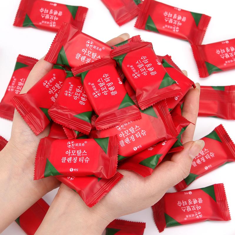 Набор портативных спрессованных хлопковых полотенец для лица - Утолщенные одноразовые дорожные салфетки