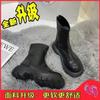 Rear Zipper Martin Boots Women's Autumn 2025 New Single Boots Thick Sole Heightening Versatile British Style Small Short Boots