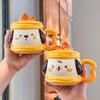 Baguette Puppy Cup Birthday Gift Ins Couple Girlfriend Coffee Water Cup Cute Ceramic Cup Gift Box