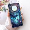 Soft Clear Silicone Casing For Honor X9B X9A Phone Case HonorX9A X 9B Back Cover Cartoon Cat Dragon Flower Butterfly Pattern