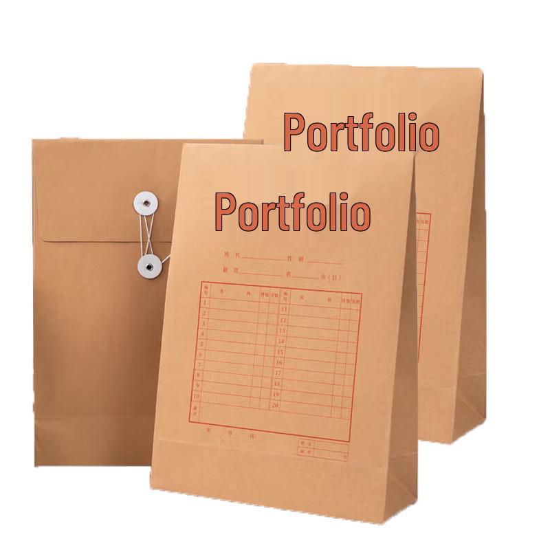 Deli 8387 Kraft Paper A4 File Folder
