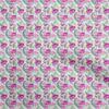 Cotton Flex Pink Fabric Floral Diy Clothing Quilting Fabric Print Fabric By Yard 40 Inch