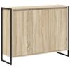 Side Cabinet Sonoma Oak 96.5 X 30 X 75 Cm Engineered Wood