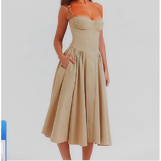 Женская новая весенне-летняя мода, темперамент, дышащая и удобная сексуальная рубашка с длинной юбкой