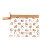 Cartoon Capybara Document Bag PVC Information Pack Test Paper Storage Bag A4 File Bag  Student