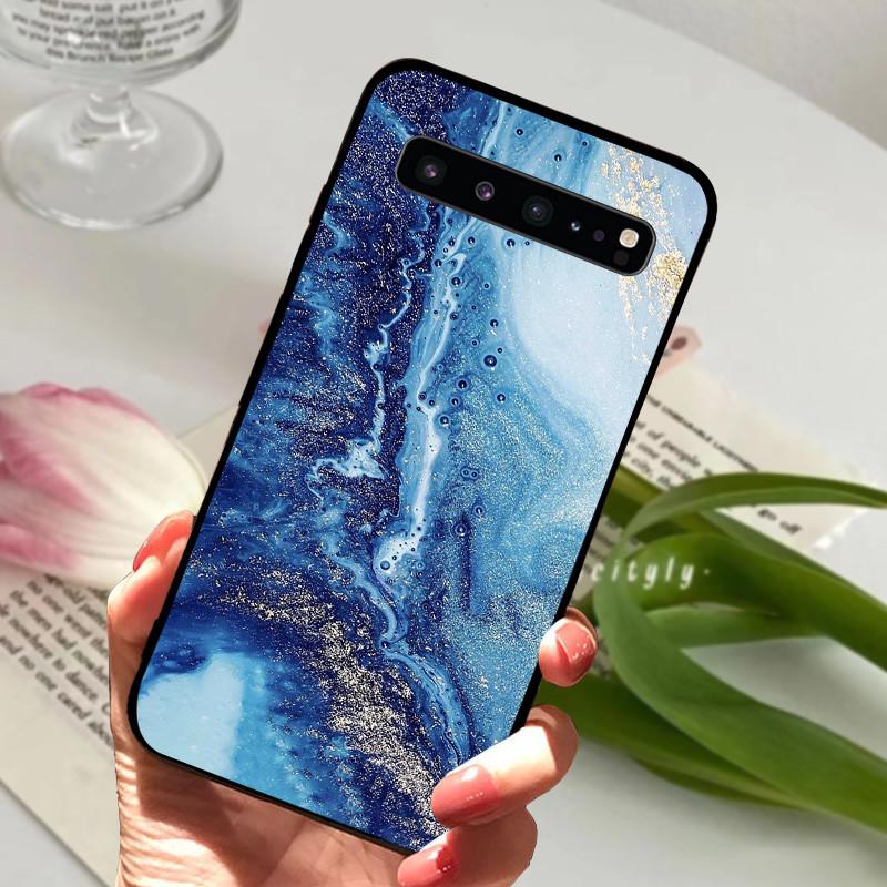 Для Samsung S10 5G Чехол S10 Plus Противоударный Мраморный Черный Чехол Для Samsung Galaxy S10 Plus S10e Чехол Силиконовый Задний Бампер S10+