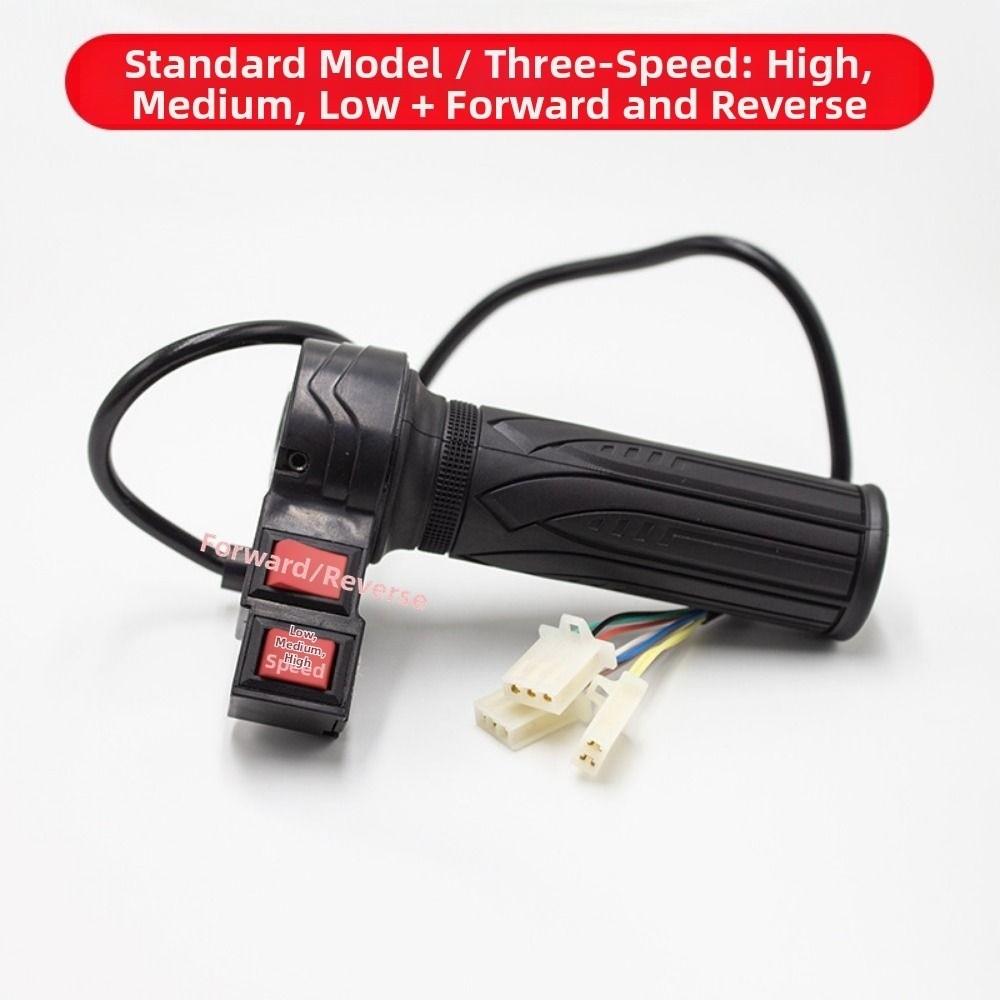 Multistyles Electric E-Bike Twist Throttle Black Cycling Throttle Grip
