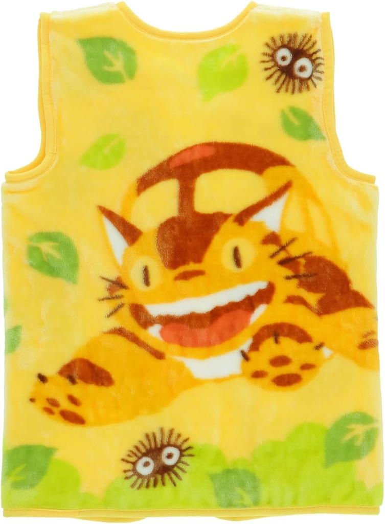 Marushin Теплые товары Ghibli Мой сосед Тоторо 50x70 см В ожидании кота Автобус Большой размер Спальное место В70xШ50 см Милые пушистые стильные товары для холодной погоды