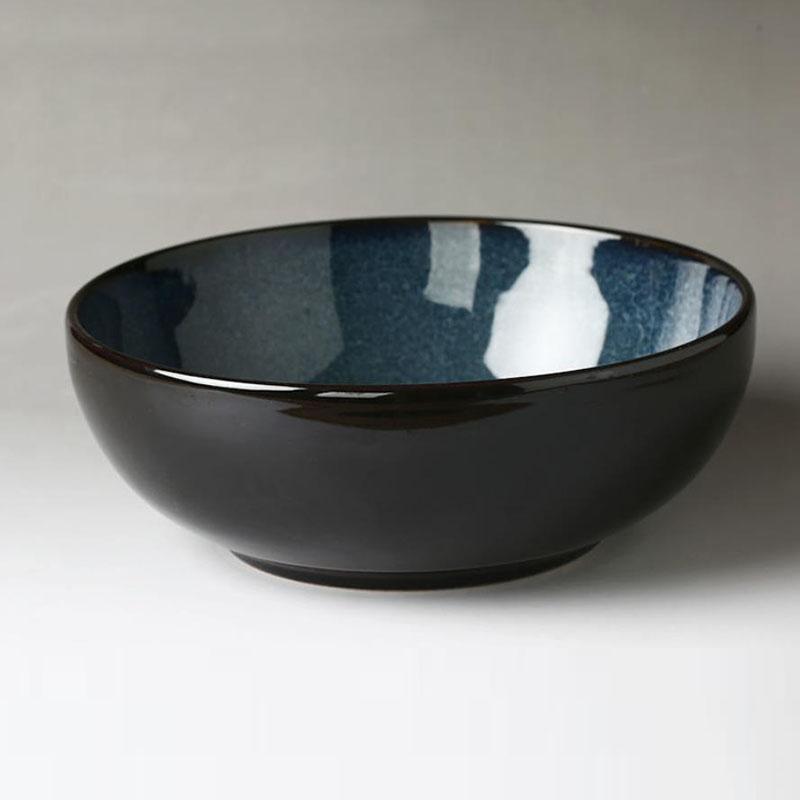 Large Bowl of Soup Bowl Noodle Bowl Nordic Creative Household Tableware Ceramic Bowl Large Rice Bowl Soup Pot