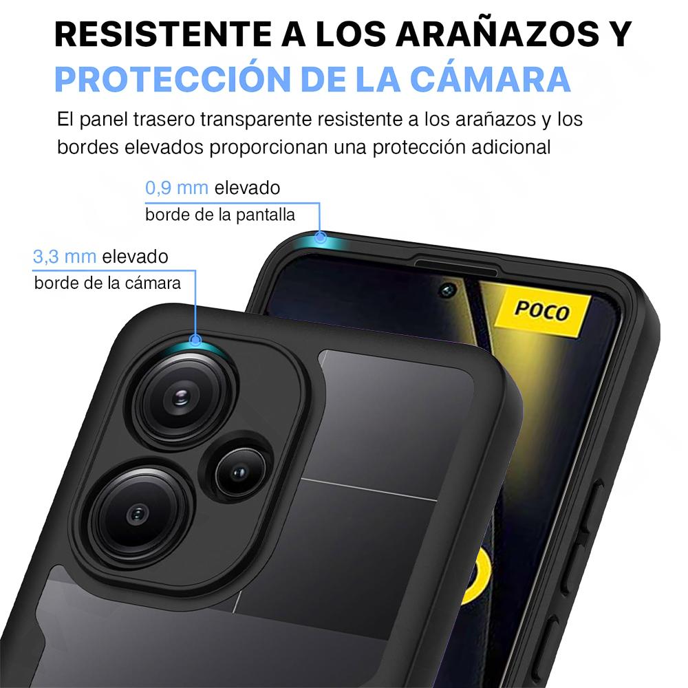 Чехлы с полной защитой 360 для POCO F6 F5 F4 F3 X7 X6 Pro X5 X4 GT X3 NFC M6 M5S M4 M3 Pro 5G, противоударный чехол для телефона