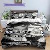 Custom Name Damon Salvatore Playlist Bedding,Quilt Set Quilt Cover Pillowcase Home Birthday Gift (1 * duvet cover + 2 * pillowcase, without core)