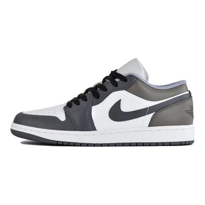 Air Jordan 1 Low Винтажные Баскетбольные Кроссовки Мужские Черно-Коричневые 553558-145(Команда96-XM)