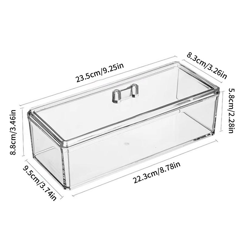 Tea Bag Storage Box Drawer Type Coffee Capsule Sorting Box Acrylic Sealed Storage Jar With Lid Tea Coffee Sugar Container