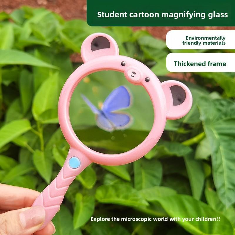 Детская образовательная лупа с большой областью обзора для классного и домашнего обучения