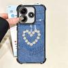 Мягкий чехол для телефона с ретро-джинсовым узором для Xiaomi Poco X7 X8 Pro Max X6 X5 X3 F8 Ultra F7 M8 M7 M5S Redmi 15C 15A 15 14C 13C 12C 13