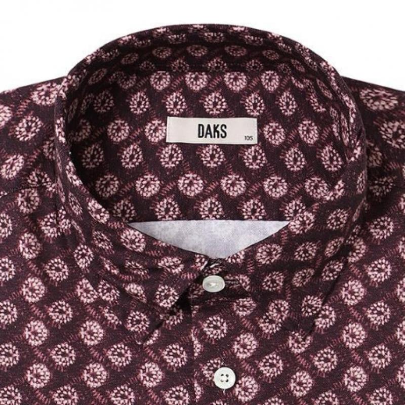 Daks Cotton Blend Flower Print Regular Fit Casual Shirt Dma1shcl131w1