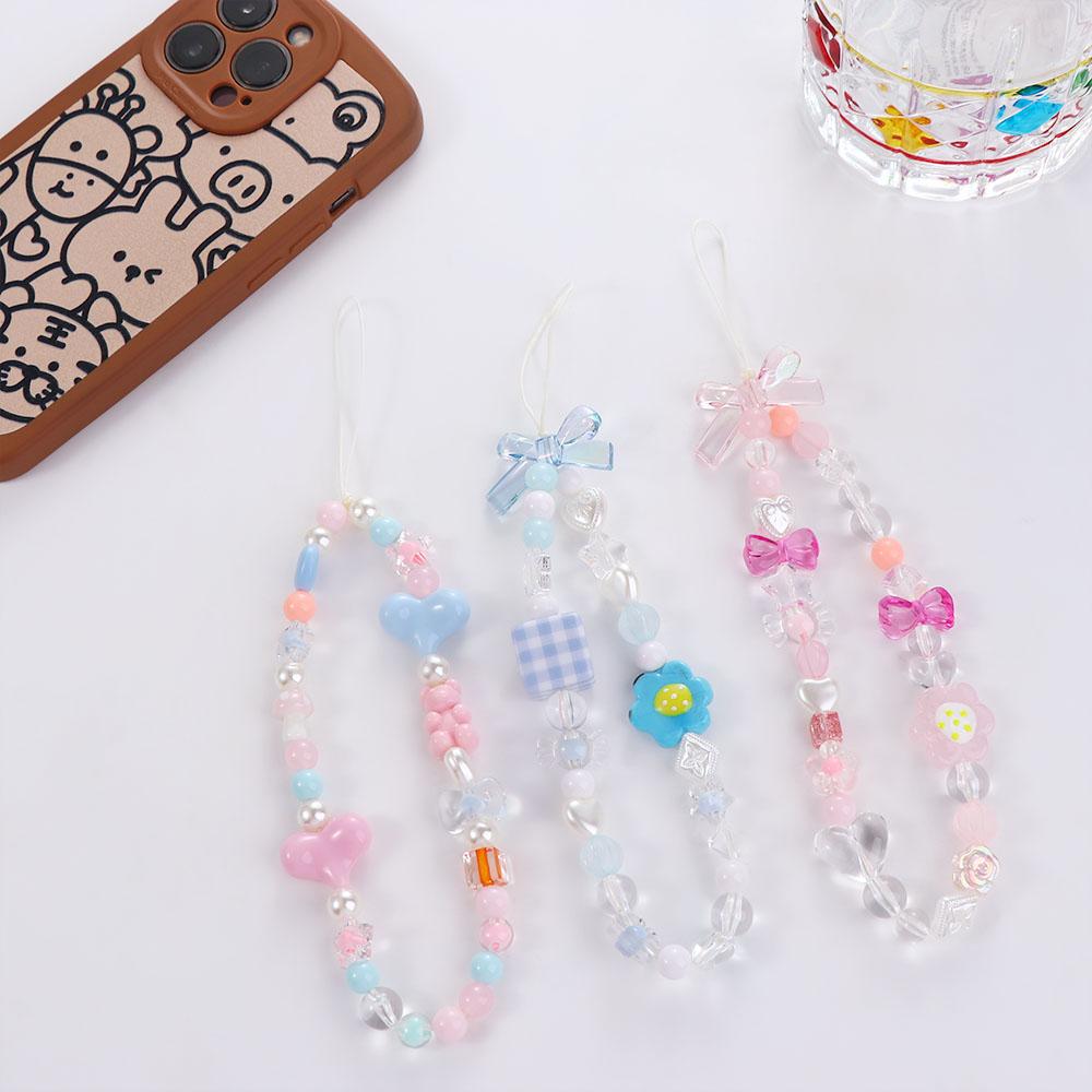 Heart Hanging Cord Phone Charm Mobile Phone Chain Cellphone Strap Phone Case Lanyard Phone Lanyard