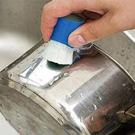 2 шт., волшебный стержень из нержавеющей стали, волшебная палочка, металлические щетки для удаления ржавчины